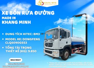 Xe Bồn Rửa Đường Khang Minh