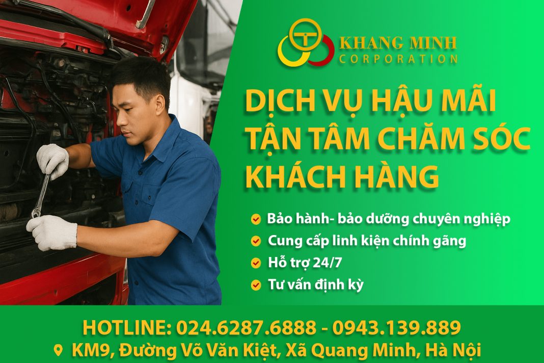 Dịch vụ hậu mãi tận tâm chăm sóc khách hàng