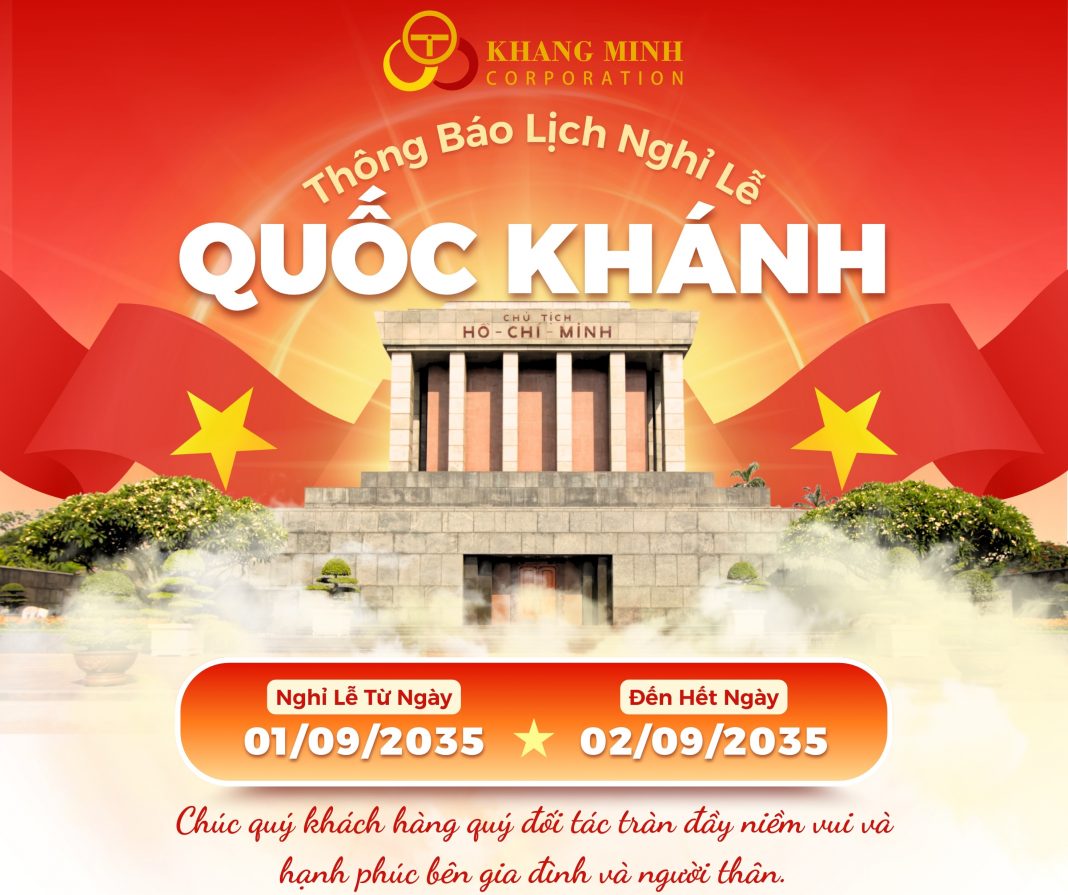Thông Báo Nghỉ Chúc Mừng Kỷ Niệm Ngày Lễ Quốc Khánh