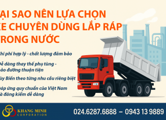 Tại sao nên lựa chọn xe chuyên dùng lắp ráp trong nước