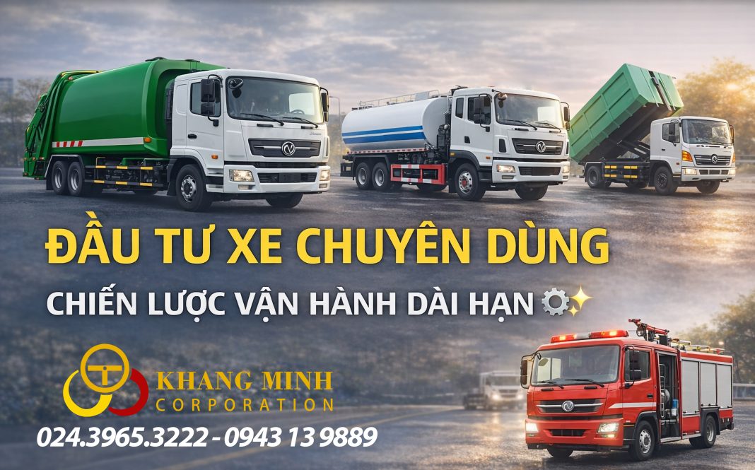 📊🚛 ĐẦU TƯ XE CHUYÊN DÙNG KHÔNG CHỈ LÀ MUA PHƯƠNG TIỆN – ĐÓ LÀ CHIẾN LƯỢC VẬN HÀNH DÀI HẠN ⚙️✨