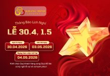 🎉 THÔNG BÁO LỊCH NGHỈ LỄ 30/4 – 1/5 🎉