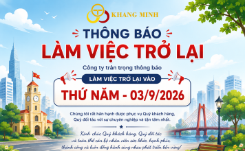 🎉 KHANG MINH CHÍNH THỨC TRỞ LẠI LÀM VIỆC SAU KỲ NGHỈ QUỐC KHÁNH 2/9 🇻🇳